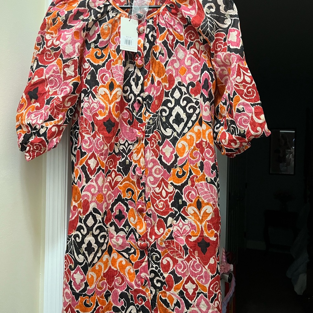 Vibrant Patterned Dress